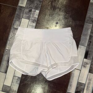 Lululemon White Shorts